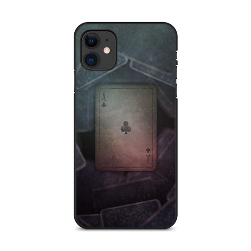 Заказать чехол для iPhone 11/11 Pro/11 Pro Max в Москве. Чехол для iPhone 11, объёмная печать Туз крестей от Дана Столыпина - готовые дизайны и нанесение принтов.