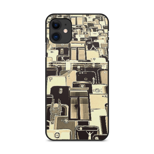 Заказать чехол для iPhone 11/11 Pro/11 Pro Max в Москве. Чехол для iPhone 11, объёмная печать Этажи. от Eva De Peron.  - готовые дизайны и нанесение принтов.
