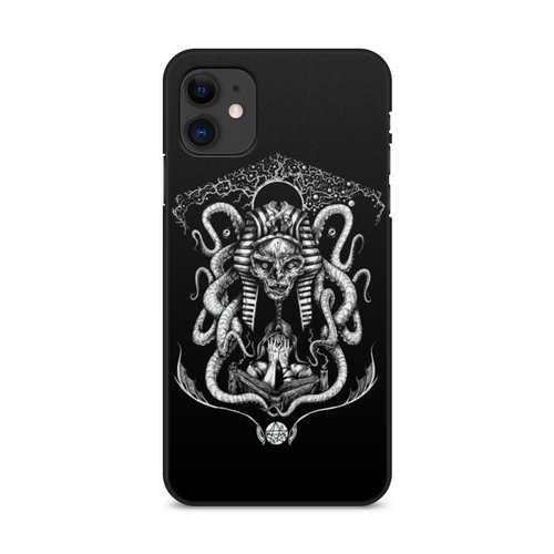 Заказать чехол для iPhone 11/11 Pro/11 Pro Max в Москве. Чехол для iPhone 11, объёмная печать Ньярлатхотеп от Дана Столыпина - готовые дизайны и нанесение принтов.