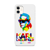 Заказать чехол для iPhone 11/11 Pro/11 Pro Max в Москве. Чехол для iPhone 11, объёмная печать Karl Lagerfeld от Leichenwagen - готовые дизайны и нанесение принтов.