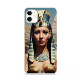 Заказать чехол для iPhone 11/11 Pro/11 Pro Max в Москве. Чехол для iPhone 11, объёмная печать Царица Египта от Дана Столыпина - готовые дизайны и нанесение принтов.