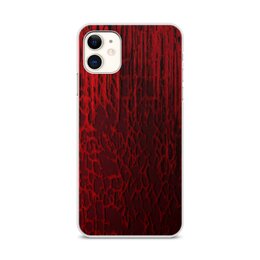 Заказать чехол для iPhone 11/11 Pro/11 Pro Max в Москве. Чехол для iPhone 11, объёмная печать Кровавые линии от Дана Столыпина - готовые дизайны и нанесение принтов.