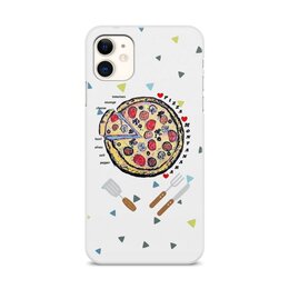 Заказать чехол для iPhone 11/11 Pro/11 Pro Max в Москве. Чехол для iPhone 11, объёмная печать Пицца от evragka  - готовые дизайны и нанесение принтов.