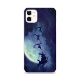 Заказать чехол для iPhone 11/11 Pro/11 Pro Max в Москве. Чехол для iPhone 11, объёмная печать Санта Клаус от Media M  - готовые дизайны и нанесение принтов.