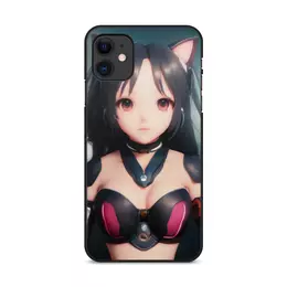 Заказать чехол для iPhone 11/11 Pro/11 Pro Max в Москве. Чехол для iPhone 11, объёмная печать Стримерша от Дана Столыпина - готовые дизайны и нанесение принтов.