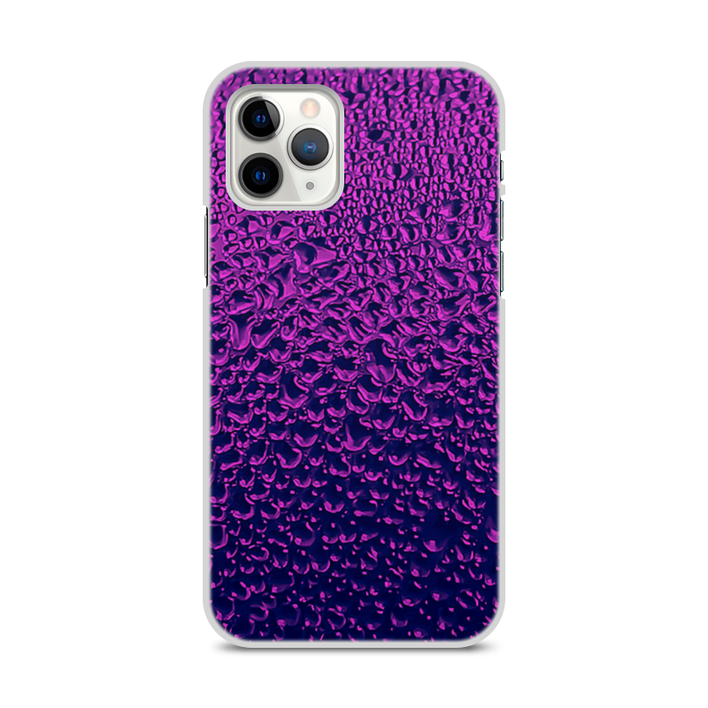 Printio Чехол для iPhone 11 Pro, объёмная печать Фиолетовая рептилия. матовый soft touch силиконовый чехол на realme 9 pro рилми 9 про с 3d принтом avo karate черный