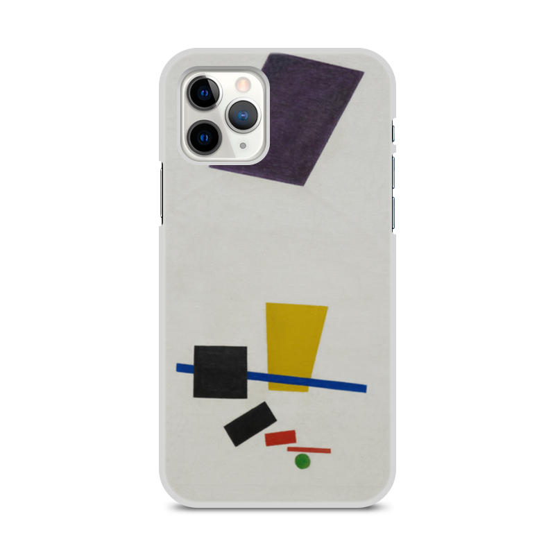 Printio Чехол для iPhone 11 Pro, объёмная печать Супрематизм. живописный реализм футболиста