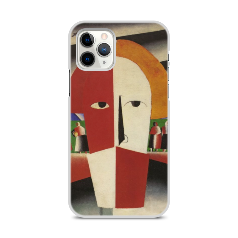Printio Чехол для iPhone 11 Pro, объёмная печать Голова крестьянина (казимир малевич)
