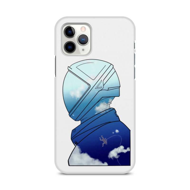 Printio Чехол для iPhone 11 Pro, объёмная печать Астронавт небо printio чехол для iphone 11 pro объёмная печать астронавт небо