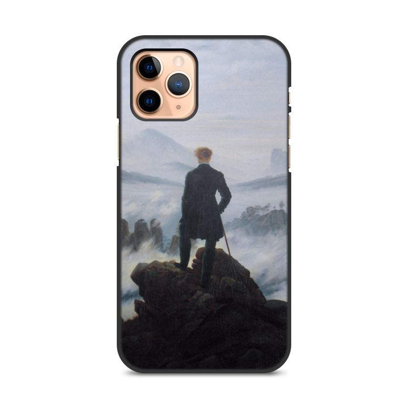 Printio Чехол для iPhone 11 Pro, объёмная печать Странник над морем тумана printio чехол для iphone 6 plus объёмная печать странник над морем тумана