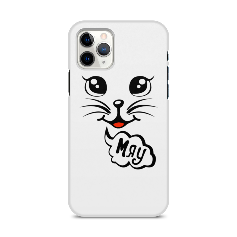 Printio Чехол для iPhone 11 Pro, объёмная печать Кошки чехол vrs design damda glide shield для iphone 11 pro white marble