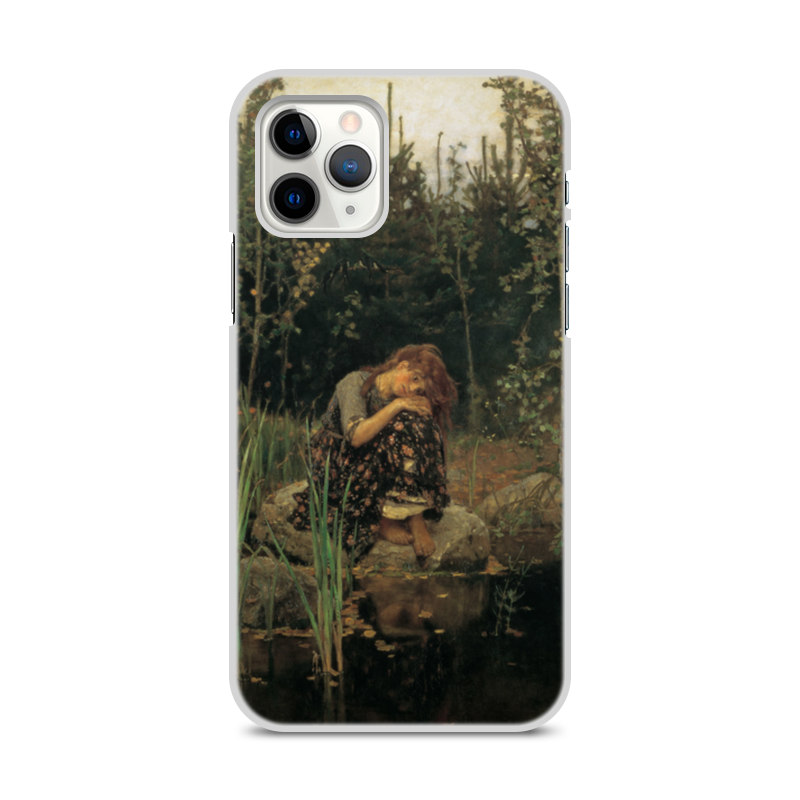 Printio Чехол для iPhone 11 Pro, объёмная печать Алёнушка (картина васнецова) printio блокнот алёнушка картина васнецова