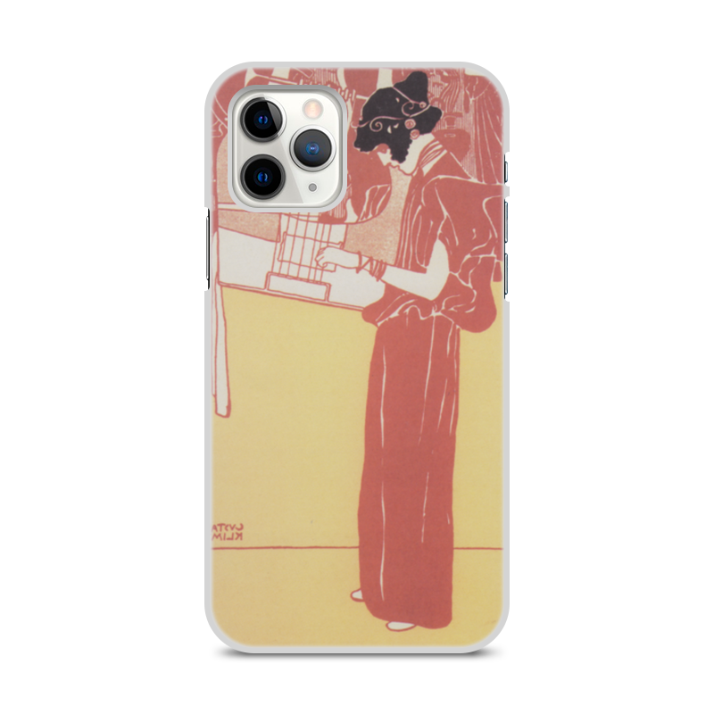 Printio Чехол для iPhone 11 Pro, объёмная печать Музыка (густав климт) printio чехол для iphone 11 pro объёмная печать дама с веером густав климт