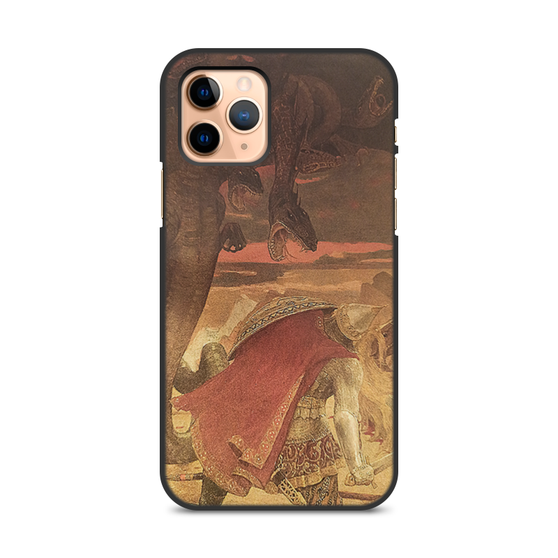 Printio Чехол для iPhone 11 Pro, объёмная печать Бой добрыни никитича с семиглавым змеем горынычем. чехол interstep 4d touch mv iphone 11 pro red
