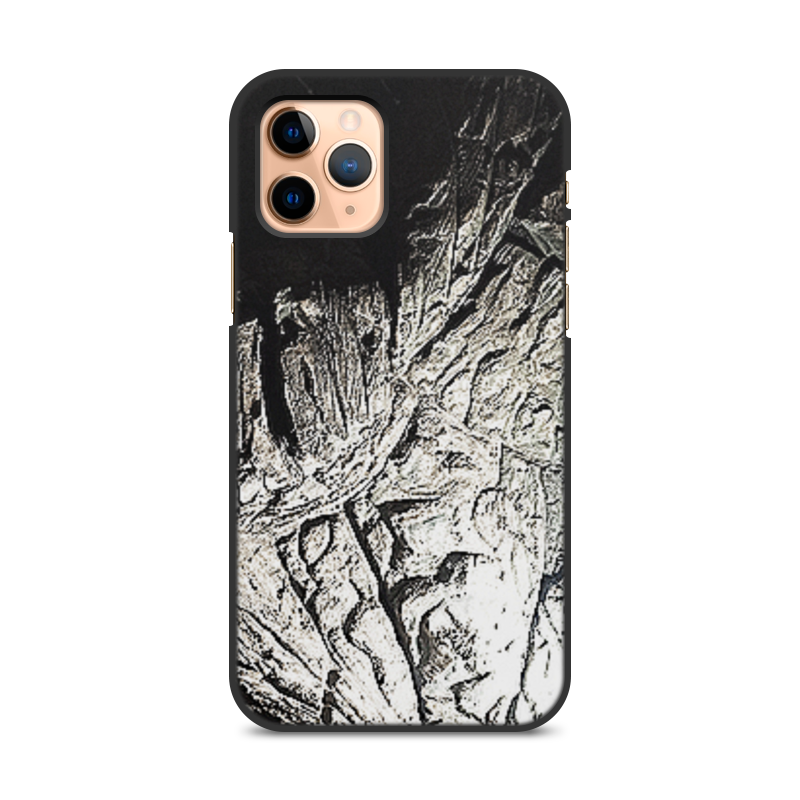Printio Чехол для iPhone 11 Pro, объёмная печать Каменная кожа.