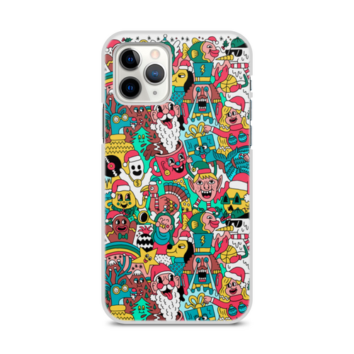 Заказать чехол для iPhone 11/11 Pro/11 Pro Max в Москве. Чехол для iPhone 11 Pro, объёмная печать Merry Christmas от balden - готовые дизайны и нанесение принтов.