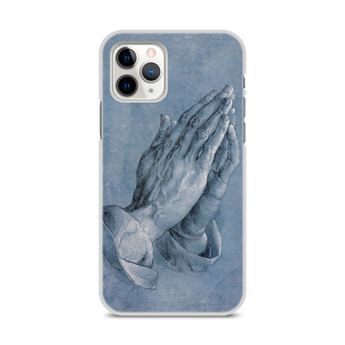 Заказать чехол для iPhone 11/11 Pro/11 Pro Max в Москве. Чехол для iPhone 11 Pro, объёмная печать Руки молящегося (Альбрехт Дюрер) от trend - готовые дизайны и нанесение принтов.