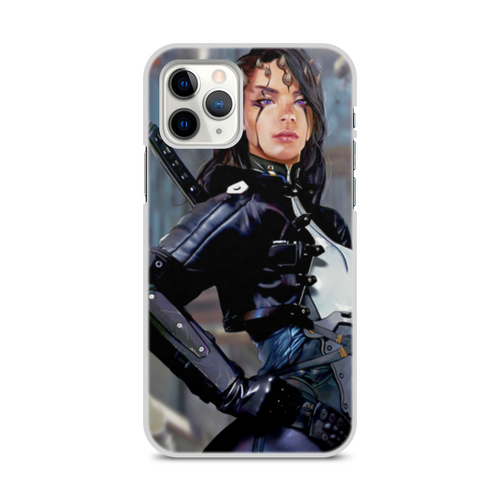 Заказать чехол для iPhone 11/11 Pro/11 Pro Max в Москве. Чехол для iPhone 11 Pro, объёмная печать Девушка.  от OlgaHildagard.   - готовые дизайны и нанесение принтов.