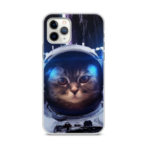 Заказать чехол для iPhone 11/11 Pro/11 Pro Max в Москве. Чехол для iPhone 11 Pro, объёмная печать CosmoCat от The Spaceway  - готовые дизайны и нанесение принтов.