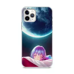 Заказать чехол для iPhone 11/11 Pro/11 Pro Max в Москве. Чехол для iPhone 11 Pro, объёмная печать  Спящая девочка от Дана Столыпина - готовые дизайны и нанесение принтов.