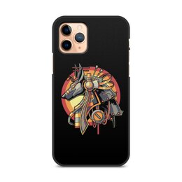 Заказать чехол для iPhone 11/11 Pro/11 Pro Max в Москве. Чехол для iPhone 11 Pro, объёмная печать Анубис от YellowCloverShop - готовые дизайны и нанесение принтов.