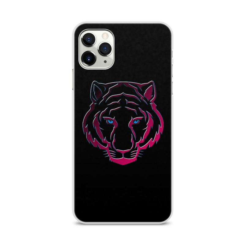 Printio Чехол для iPhone 11 Pro Max, объёмная печать Тигры printio чехол для iphone 11 объёмная печать тигры