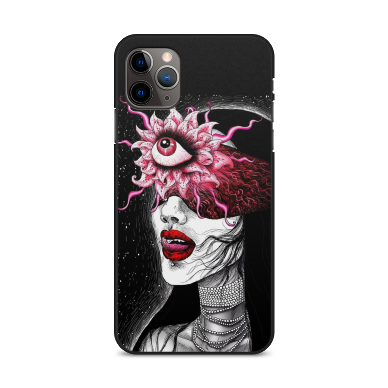 Printio Чехол для iPhone 11 Pro Max, объёмная печать Хищница чехол mypads девушка с пирсингом на море женский для blackview bl8800 bl8800 pro задняя панель накладка бампер