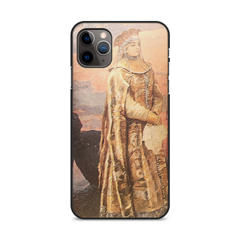 Printio Чехол для iPhone 11 Pro Max, объёмная печать Золотая царевна. чехол накладка soft touch для apple iphone 13 pro max черный