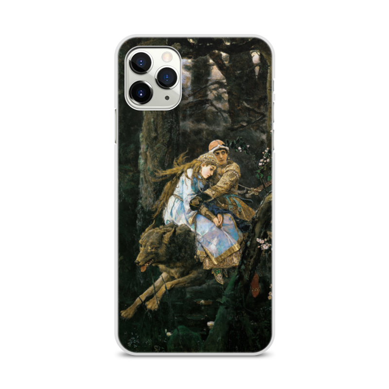 Printio Чехол для iPhone 11 Pro Max, объёмная печать Иван-царевич на сером волке (виктор васнецов)