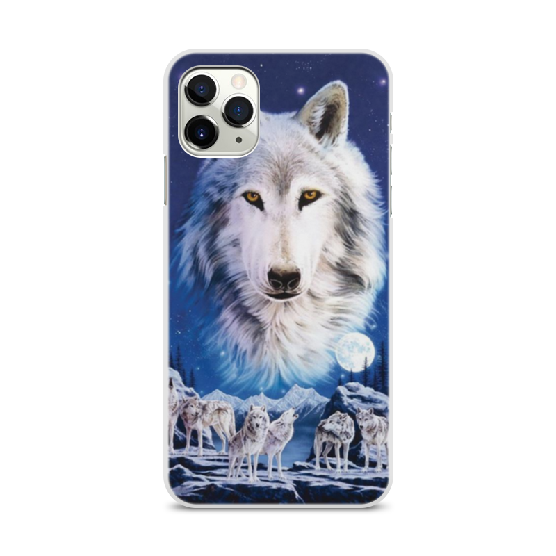Printio Чехол для iPhone 11 Pro Max, объёмная печать Белый волк printio чехол для iphone 11 pro max объёмная печать которадуга