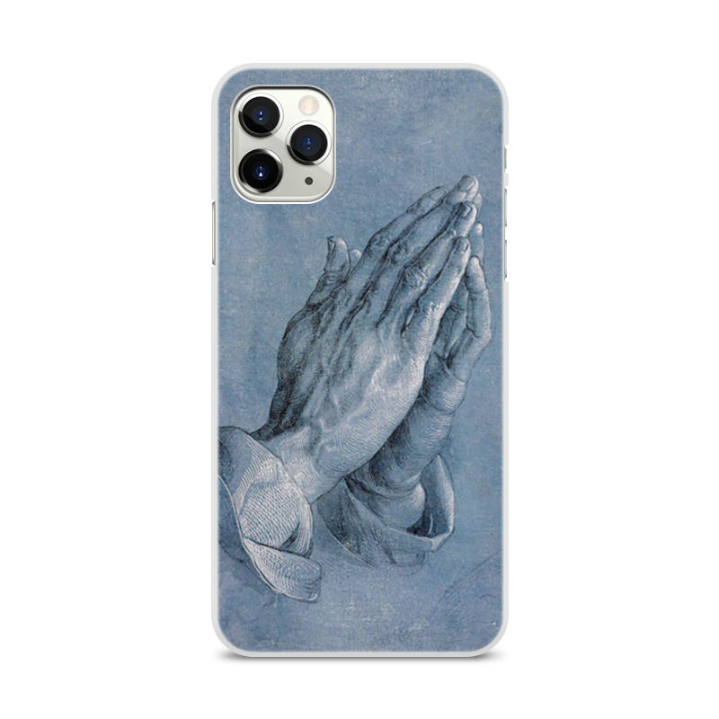 Printio Чехол для iPhone 11 Pro Max, объёмная печать Руки молящегося (альбрехт дюрер) printio чехол для iphone 6 объёмная печать руки молящегося альбрехт дюрер