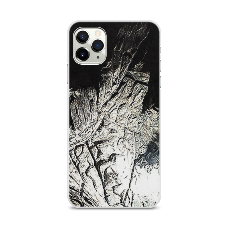 Printio Чехол для iPhone 11 Pro Max, объёмная печать Каменная кожа.