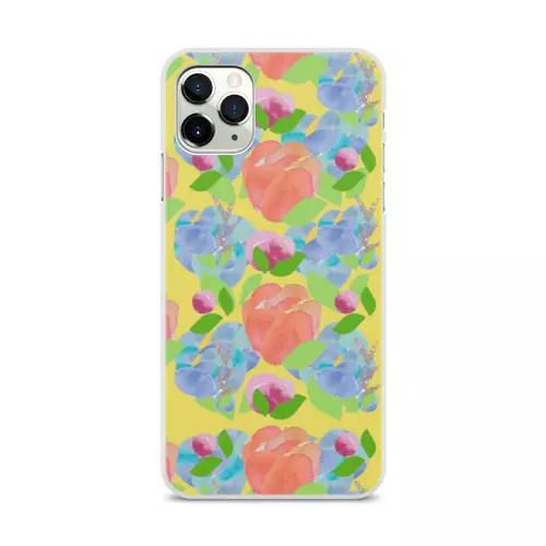 Заказать чехол для iPhone 11/11 Pro/11 Pro Max в Москве. Чехол для iPhone 11 Pro Max, объёмная печать Цветущий сад  от Ekaterina Ulyanova - готовые дизайны и нанесение принтов.