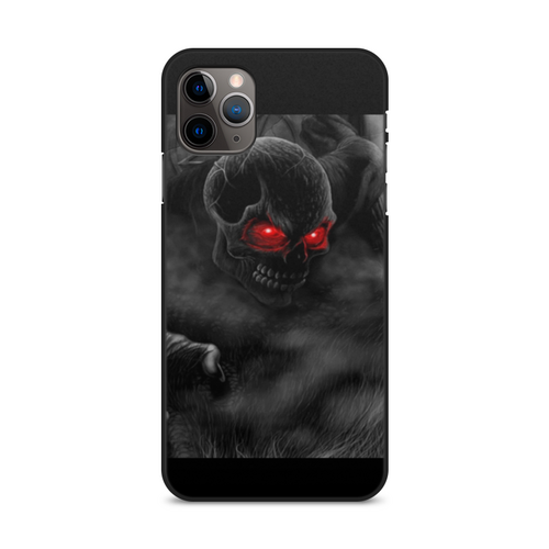 Заказать чехол для iPhone 11/11 Pro/11 Pro Max в Москве. Чехол для iPhone 11 Pro Max, объёмная печать Чехол череп от Всё что нужно здесь - готовые дизайны и нанесение принтов.