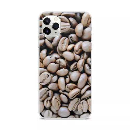 Заказать чехол для iPhone 11/11 Pro/11 Pro Max в Москве. Чехол для iPhone 11 Pro Max, объёмная печать Кофейные зёрна от Anstey  - готовые дизайны и нанесение принтов.