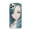 Заказать чехол для iPhone 11/11 Pro/11 Pro Max в Москве. Чехол для iPhone 11 Pro Max, объёмная печать Девушка с голубыми волосами от Anstey  - готовые дизайны и нанесение принтов.
