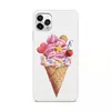 Заказать чехол для iPhone 11/11 Pro/11 Pro Max в Москве. Чехол для iPhone 11 Pro Max, объёмная печать Мороженое в рожке от tigerda  - готовые дизайны и нанесение принтов.