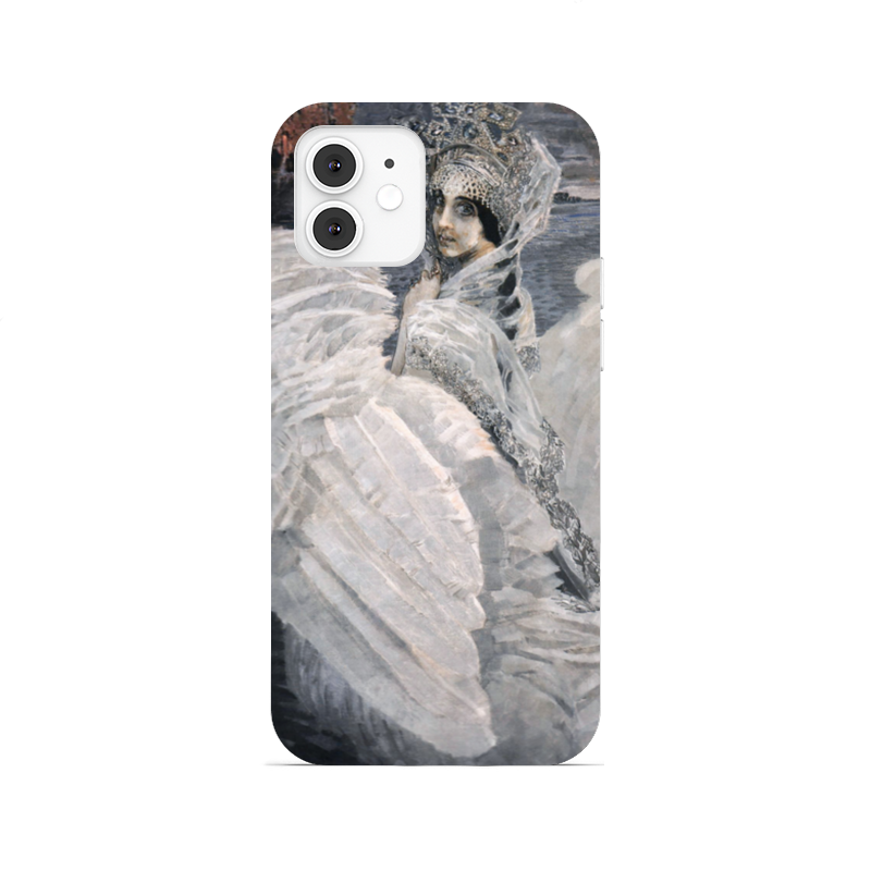 Printio Чехол для iPhone 12, объёмная печать Царевна-лебедь (картина врубеля) printio значок царевна лебедь картина врубеля