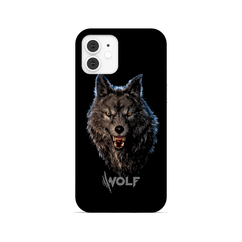 цена Printio Чехол для iPhone 12, объёмная печать Волки