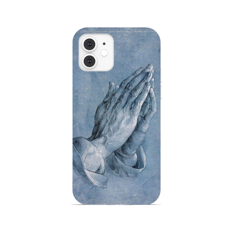 Printio Чехол для iPhone 12, объёмная печать Руки молящегося (альбрехт дюрер) printio чехол для iphone 7 plus объёмная печать руки молящегося альбрехт дюрер