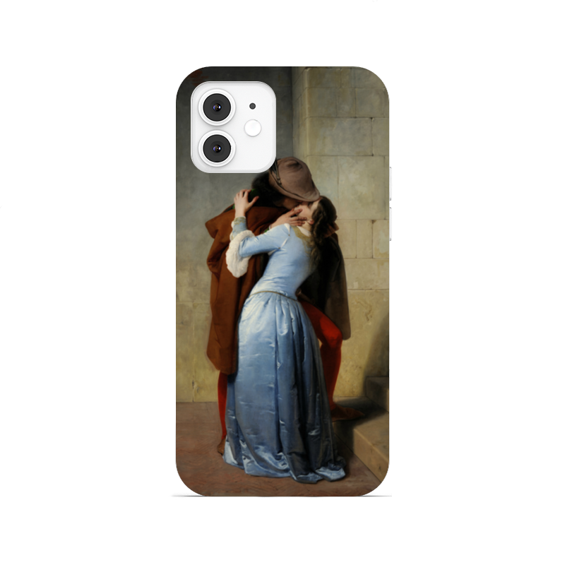 Printio Чехол для iPhone 12, объёмная печать Поцелуй (франческо айец)