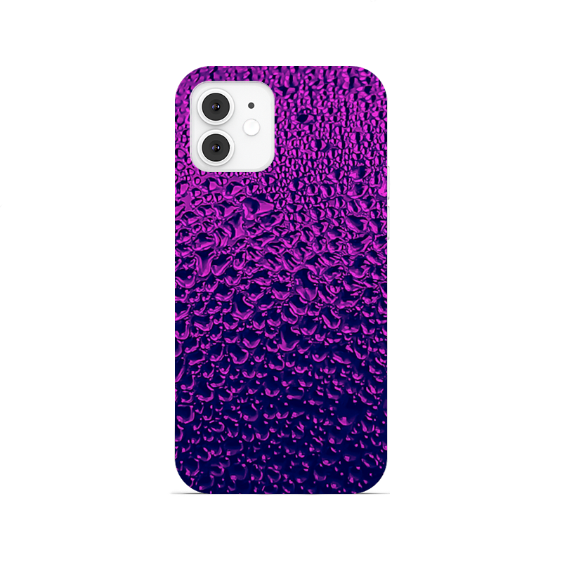 цена Printio Чехол для iPhone 12, объёмная печать Фиолетовый шик.