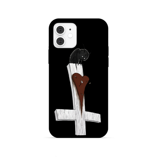 Заказать чехол для iPhone 12/12 Pro/12 Mini в Москве. Чехол для iPhone 12, объёмная печать На кресте от Дана Столыпина - готовые дизайны и нанесение принтов.