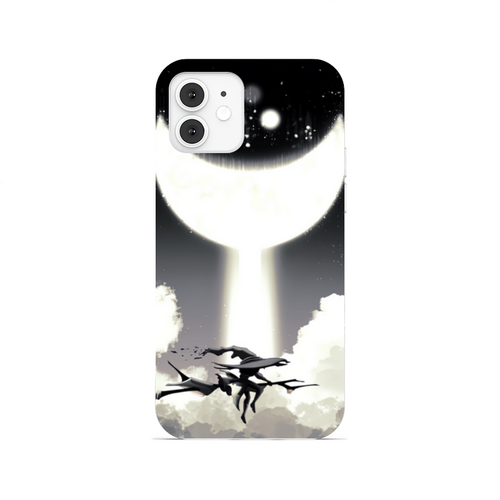 Заказать чехол для iPhone 12/12 Pro/12 Mini в Москве. Чехол для iPhone 12, объёмная печать Лучезарный Восход Луны от Дана Столыпина - готовые дизайны и нанесение принтов.