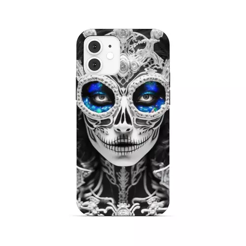 Заказать чехол для iPhone 12/12 Pro/12 Mini в Москве. Чехол для iPhone 12, объёмная печать Dia De Los Muertos от Дана Столыпина - готовые дизайны и нанесение принтов.