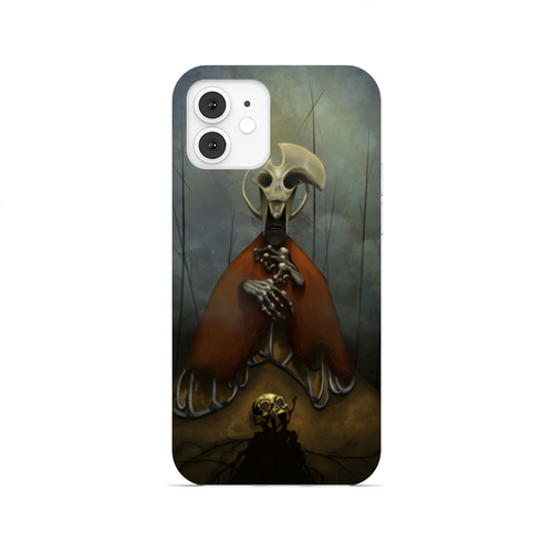 Заказать чехол для iPhone 12/12 Pro/12 Mini в Москве. Чехол для iPhone 12, объёмная печать Существо от Дана Столыпина - готовые дизайны и нанесение принтов.