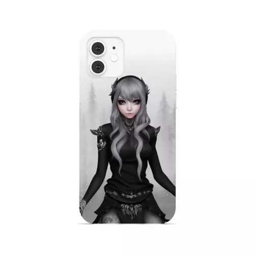 Заказать чехол для iPhone 12/12 Pro/12 Mini в Москве. Чехол для iPhone 12, объёмная печать Темная эльфийка от Дана Столыпина - готовые дизайны и нанесение принтов.