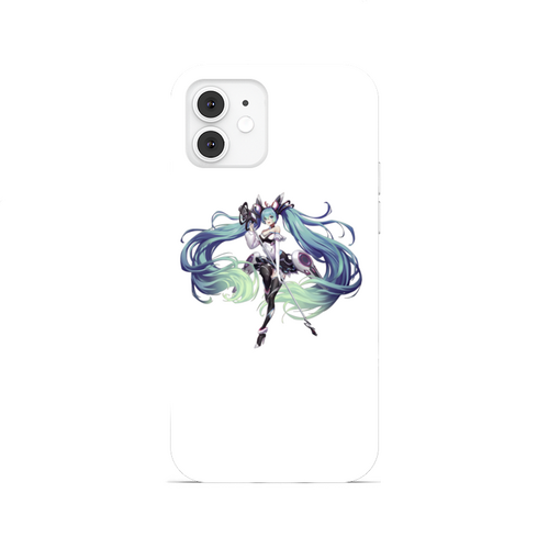 Заказать чехол для iPhone 12/12 Pro/12 Mini в Москве. Чехол для iPhone 12, объёмная печать Мику Хацунэ вокалоид от Дана Столыпина - готовые дизайны и нанесение принтов.