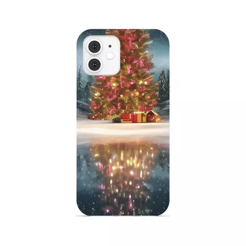 Заказать чехол для iPhone 12/12 Pro/12 Mini в Москве. Чехол для iPhone 12, объёмная печать Новогодний арт от Anstey  - готовые дизайны и нанесение принтов.