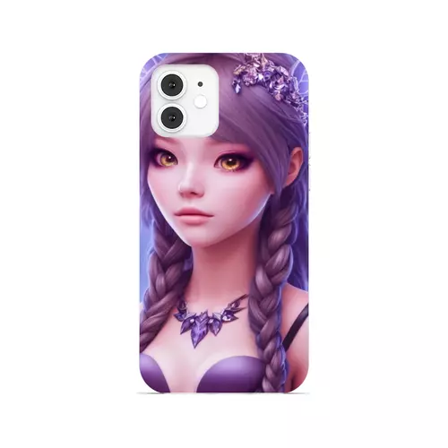 Заказать чехол для iPhone 12/12 Pro/12 Mini в Москве. Чехол для iPhone 12, объёмная печать Пурпурная фея от Дана Столыпина - готовые дизайны и нанесение принтов.